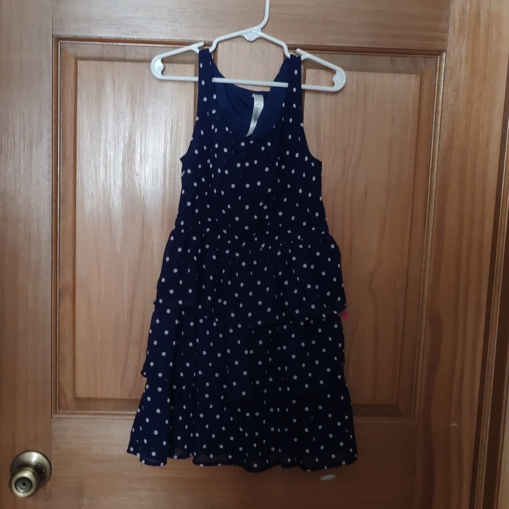Cherokee polka dot ruffle dress